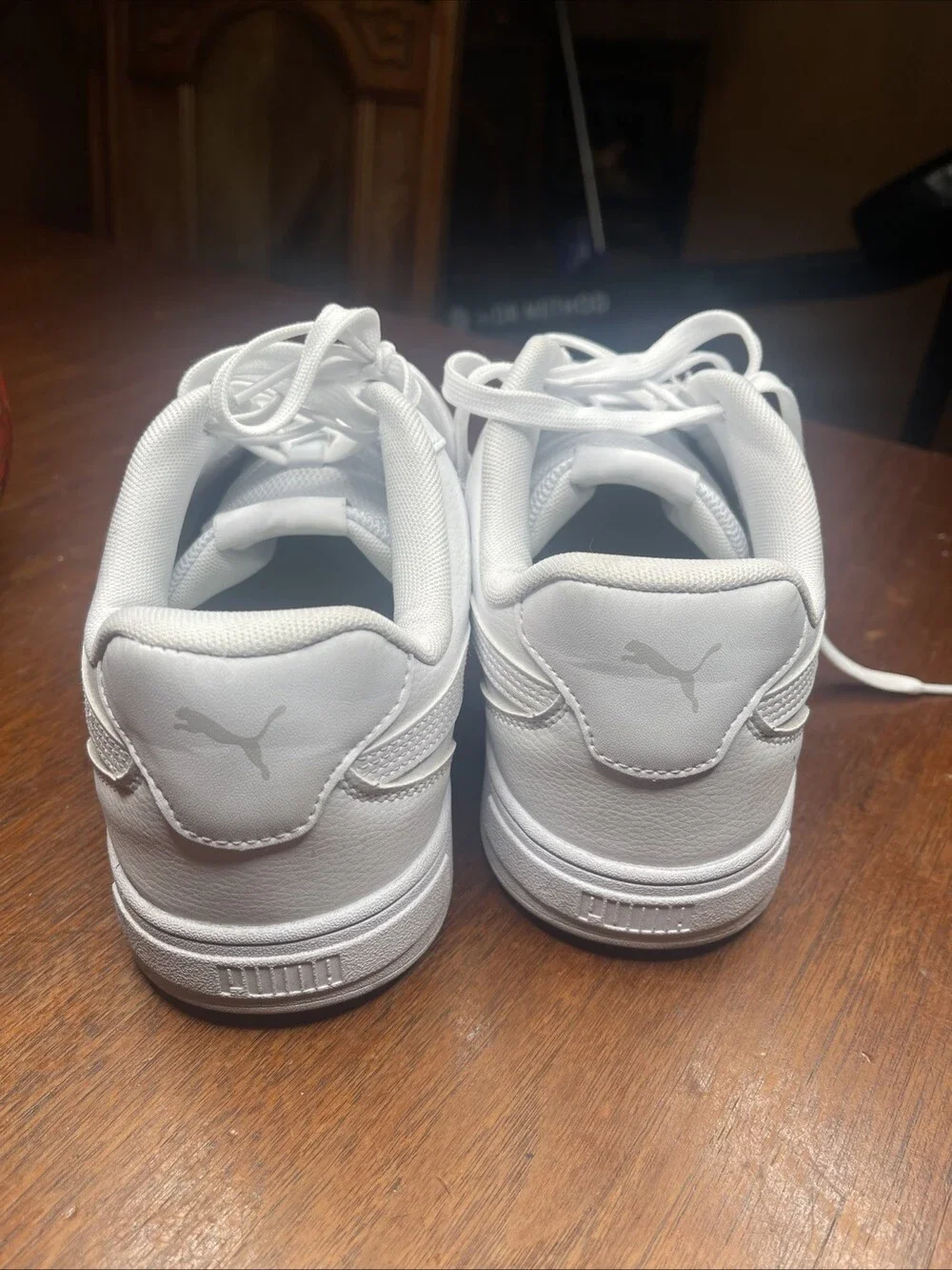 puma caven M mens sneakers white used size 10M